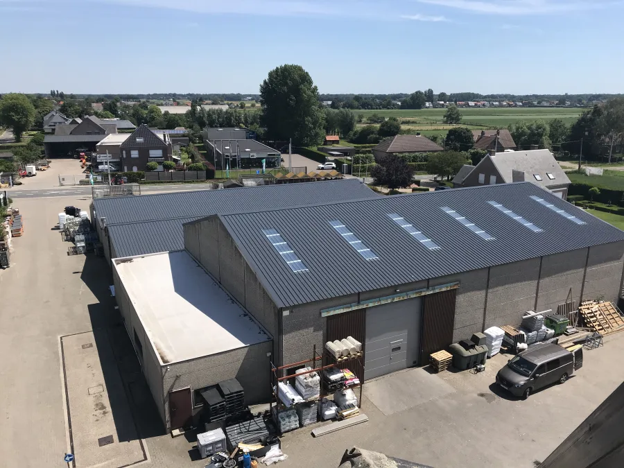 Horta-winkel, magazijn, lostoren en graanloods